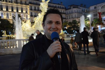 Marché de Noël Toulon 2015 - Interview Damien Michel - 720p
