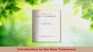 Read  Introduction to the New Testament Ebook Free