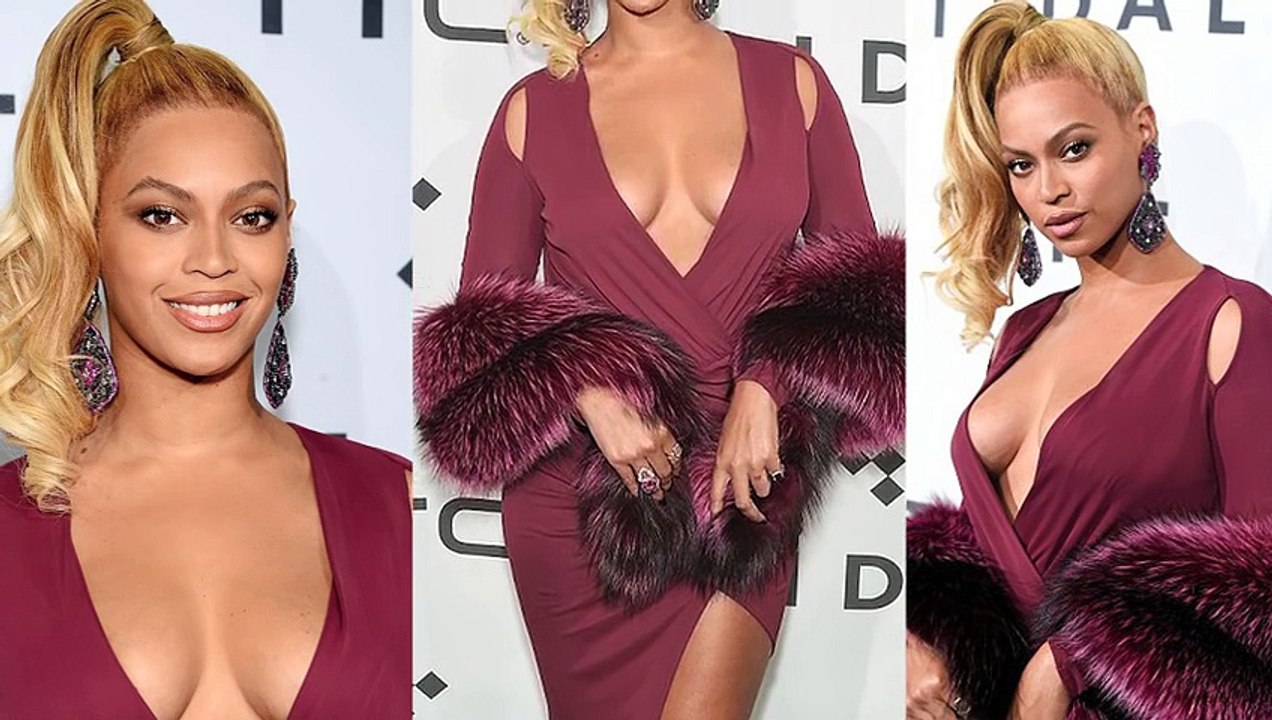 Beyonce Braless Cleavage Sensation At Recent Event 2015