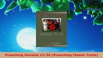 Read  Preaching Genesis 1236 Preaching Classic Texts Ebook Free