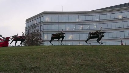 ¿Renos robot para el trineo de Papá Noel?