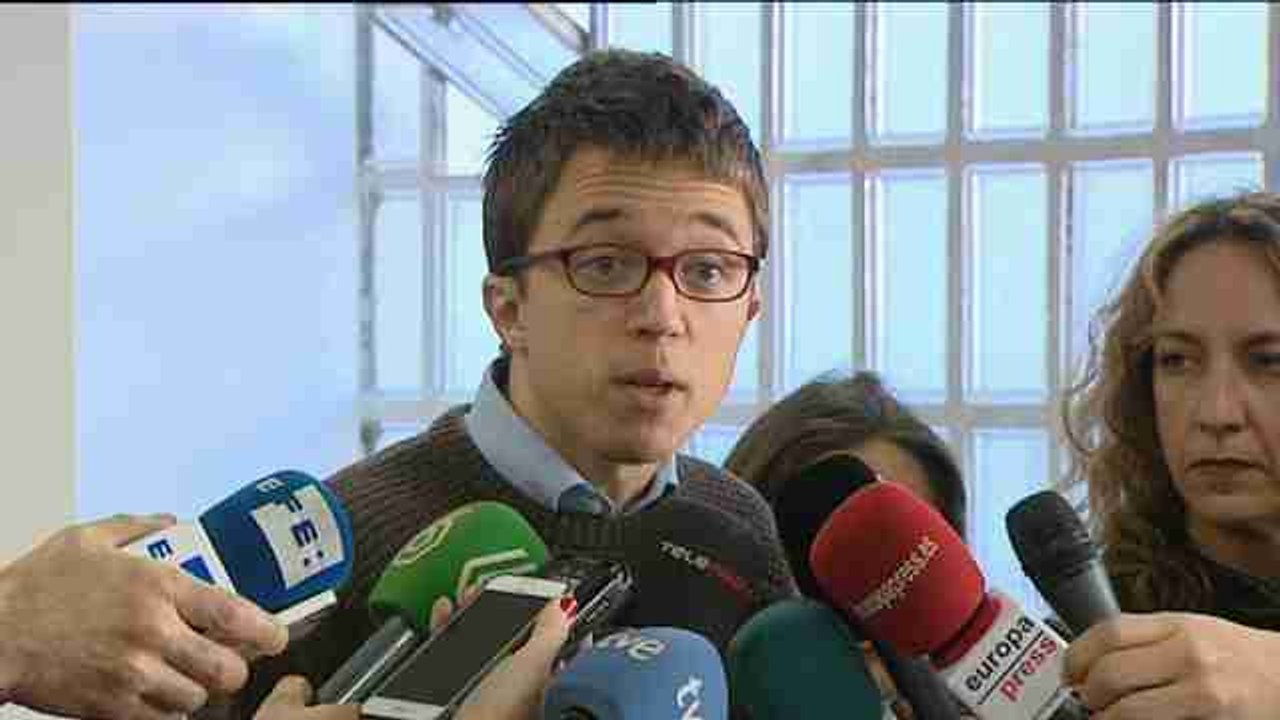 Errejón lamenta que el discurso del Rey fuera "un paso atrás" respecto al de 2014