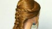 Mermaid braid hairstyle tutorial for medium long hair