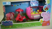 Ice cream Peppa Pig Toy: Peppa Pig’s Theme Park Ice Cream Van with Peppa Pig’s Friends pig