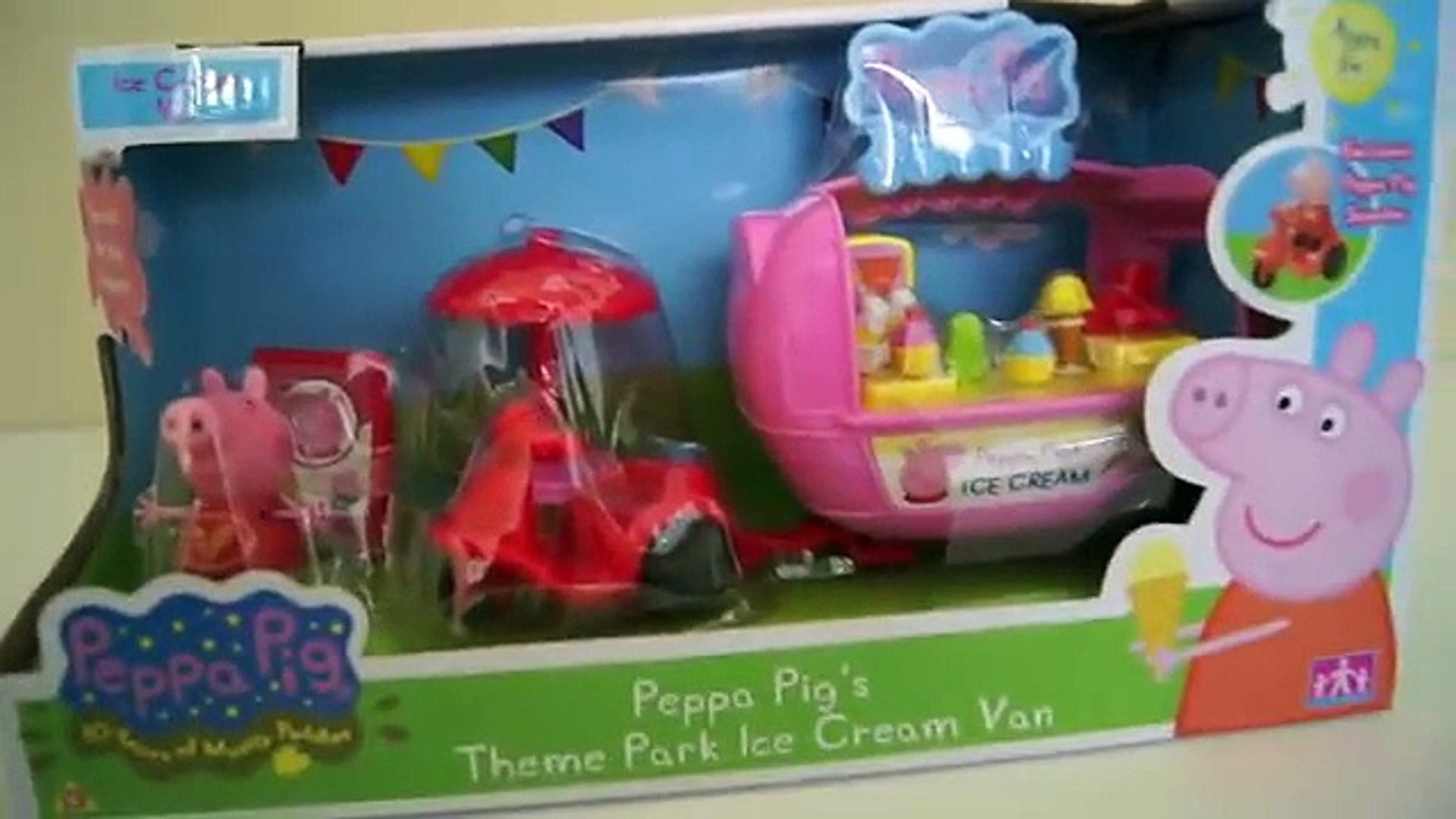 ⁣Ice cream Peppa Pig Toy: Peppa Pig’s Theme Park Ice Cream Van with Peppa Pig’s Friends pig
