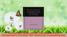 Download  The Song of Solomon An Introduction and Commentary Tyndale Old Testament Commentaries PDF Free