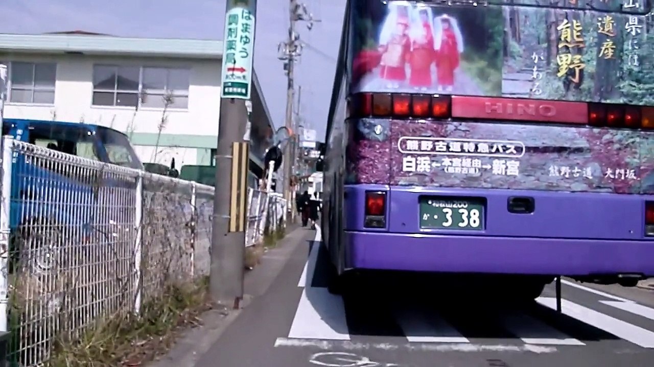 自転車動画　本当は違反ですが・・・