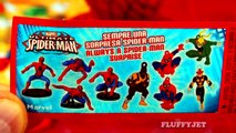 Spiderman Surprise Eggs Marvel Comics Ultimate Spider-Man Cartoon Toys Iron Fist Power Man FluffyJet