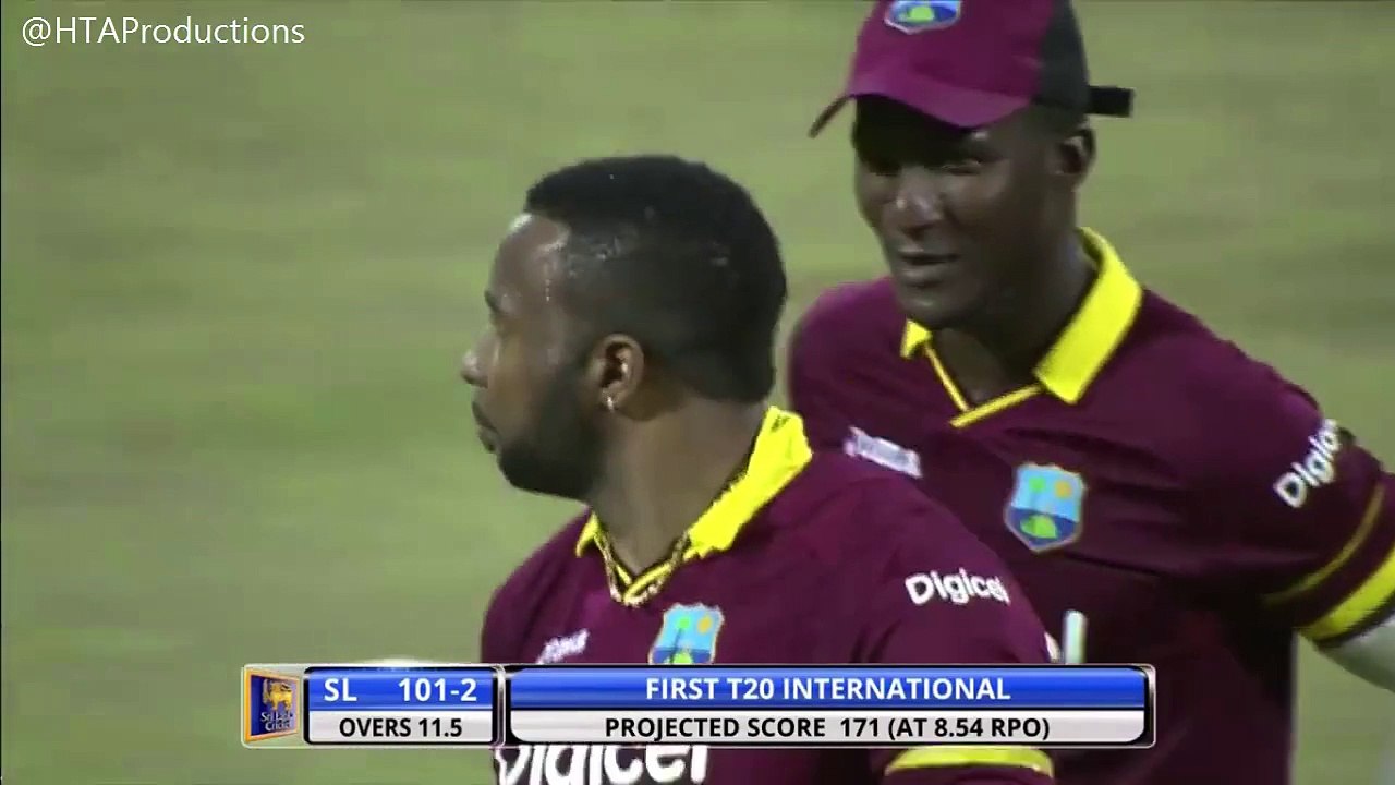 Dilshan’s unusal dismissal and Pollard’s funny celebration