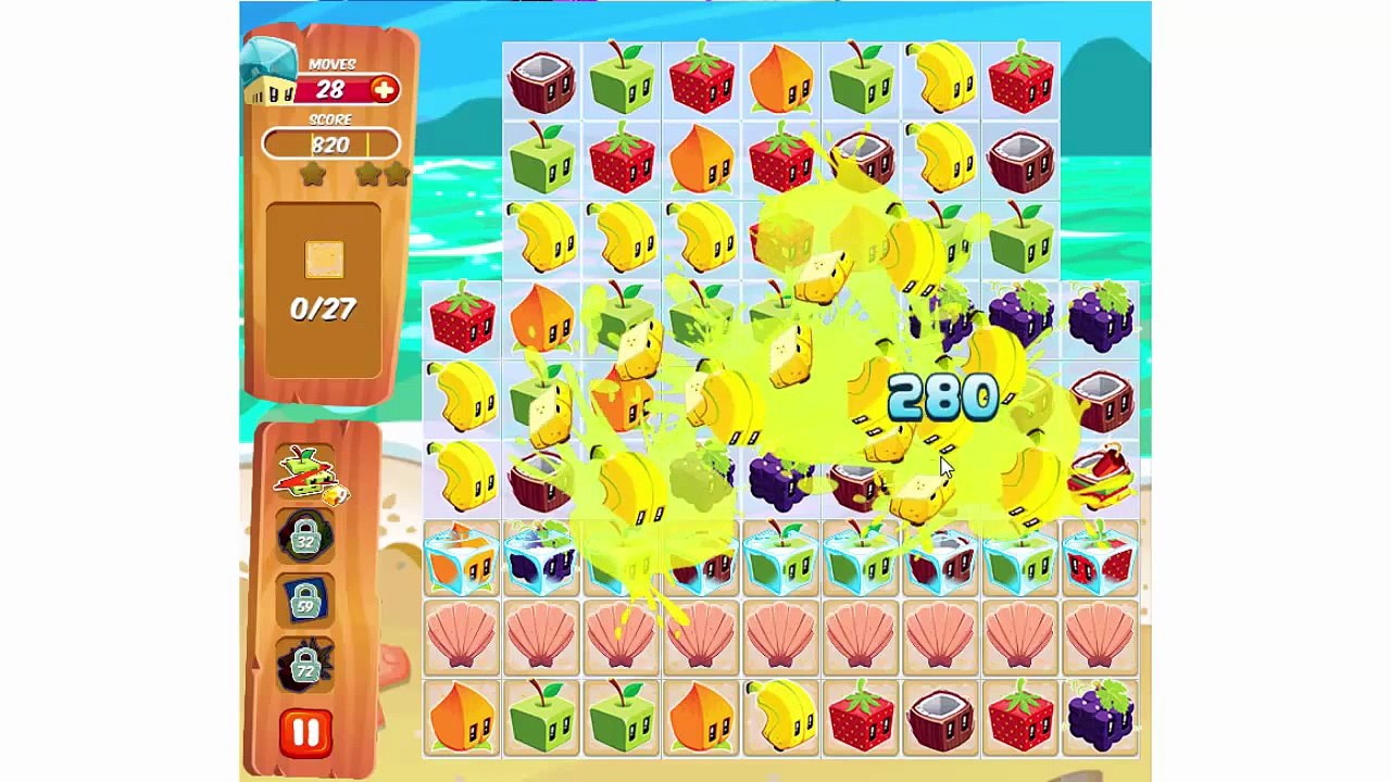 Amazing Explosion On Juice Cubes Games Level 25 Complete!