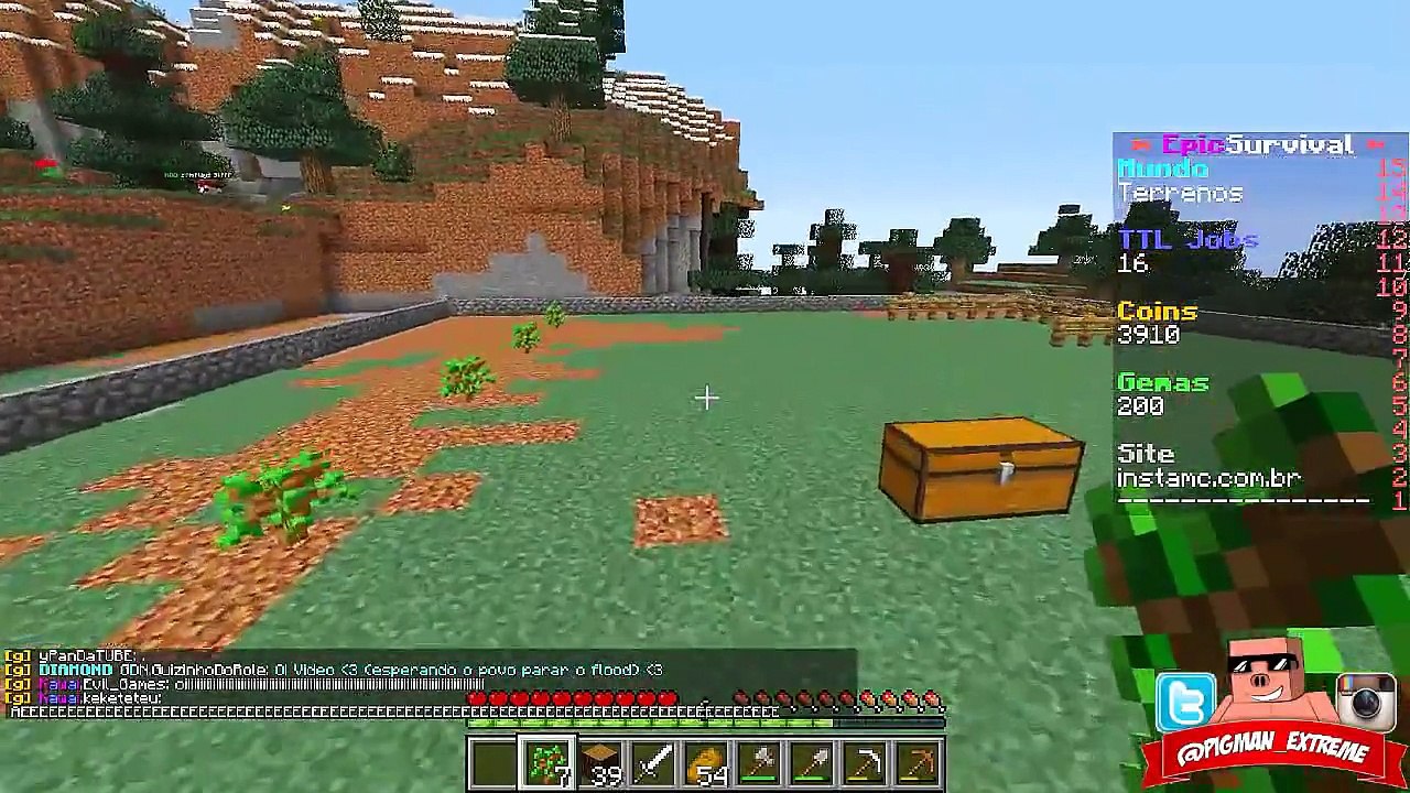 MINECRAFT Sobrevivência com Inscritos #04 Venha morar comigo!