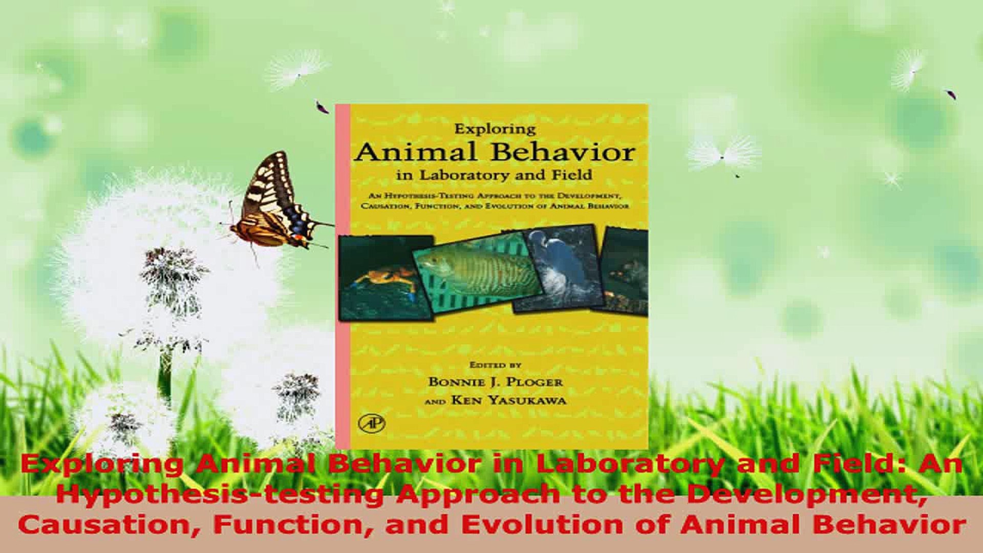 ⁣Read  Exploring Animal Behavior in Laboratory and Field An Hypothesistesting Approach to the Ebook F