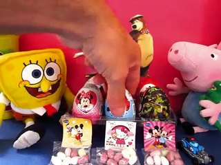 Маша и Медведь Masha i Medved Disney Cars Sponge Bob Peppa Pig Toys Frozen Kinder Surprise