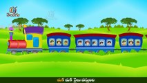 KZKCARTOON TV-Chuk Chuk Railu Vastundi - Telugu Nursery Rhymes for Children