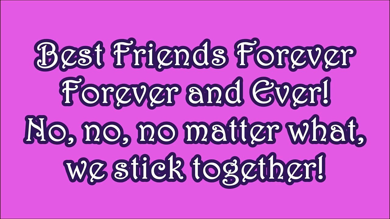 ☯♡ Lego Friends~ Best Friends Forever Lyrics ♡☯ - Dailymotion Video