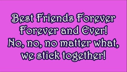 ☯♡✿Lego Friends~ Best Friends Forever Lyrics✿♡☯
