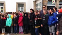 #Morbihan - Quiberon hommage aux victimes attentats Paris - Marseille Bretagne Télé