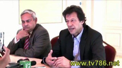 Imran Khan oppose Pakistan Army Operation against Terrorists in an Indian IJA Press Conference