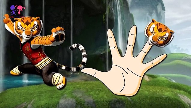 KungFu Panda Cartoon Finger Family Songs Nursery Rhymes