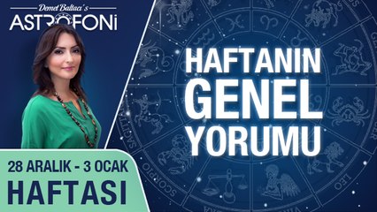 Haftalık astroloji ve burç yorumu videosu 28 Aralık - 03 Ocak 2016