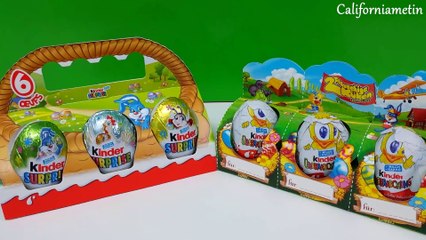 Surprise Eggs Kinder Surprise New and Old Easter Holiday Edition (1080p)