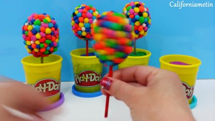 Play Doh Surprise Rainbow Lollipop Dippin Dots SpongeBob Frozen Minnie Mouse (1080p)