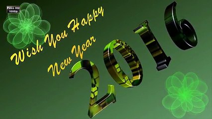 Happy New Year 2016 - Happy New Year Greetings, Happy New Year Animation (Full HD)