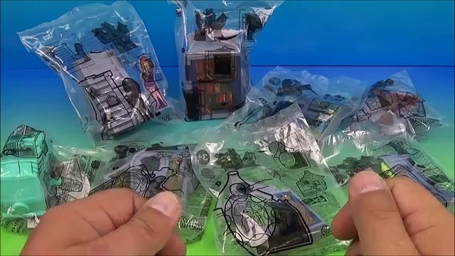 2015 SCOOBY-DOO and THE HAUNTED MANSION SET OF 8 BURGER KING KIDS MEAL TOYS VIDEO REVIEW - YouTube