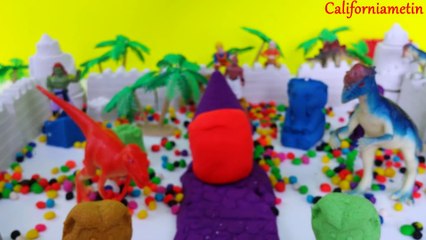 Play Doh Surprise Dippin Dots Super Sand Castle Dragon Ball Dinosaurs Toys (1080p)