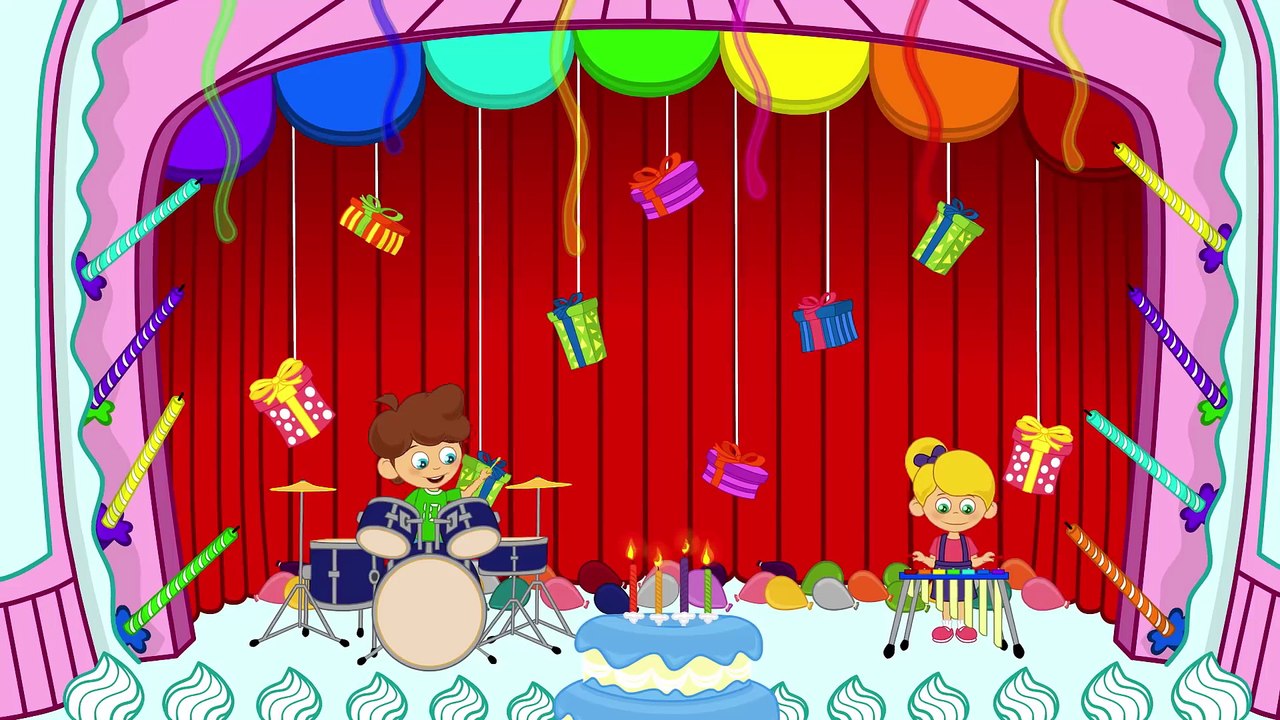 Doğum Günü Şarkısı _ Mutlu Yıllar _ Sevimli Dostlar _ Çocuk Şarkıları 2016 _ Adisebaba TV