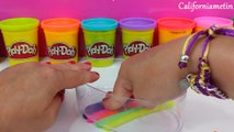 Play Doh How To Make Rainbow Dippin Dots Donut (1080p)