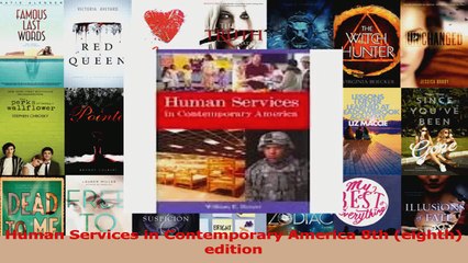 Read  Human Services in Contemporary America 8th eighth edition Ebook Free