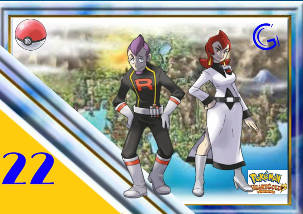 Pokémon Or Heart Gold épisode 22 "Le Repaire de la Team Roket partie 2"