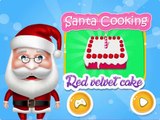 Santa Claus Cooking Red Velvet Christmas Cake Cooking Game for Kids Girls