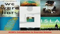 ACSMs Introduction to Exercise Science PDF