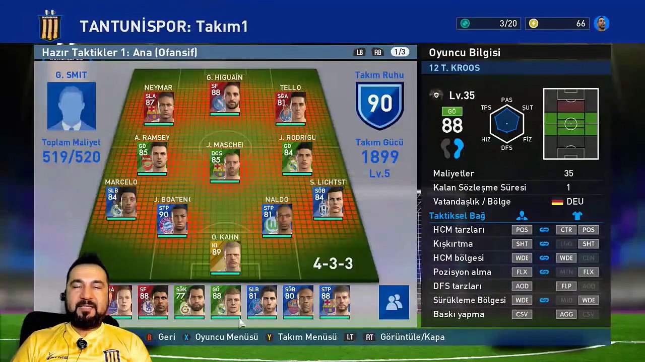 TANTUNİSPOR ile PES 2016 MYCLUB #22| ATAMAYANA ATARLAR