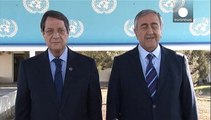 Greek and Turkish Cypriot leaders make historic joint appeal for reunification