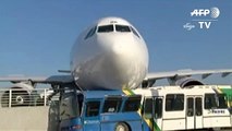 Avión chocó en un aeropuerto turco