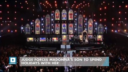 Judge forces Madonna’s son to spend holidays with her