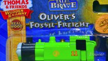 Thomas And Friends OLIVERS FOSSIL FREIGHT 2014 Wooden Railway Toy Train Review
