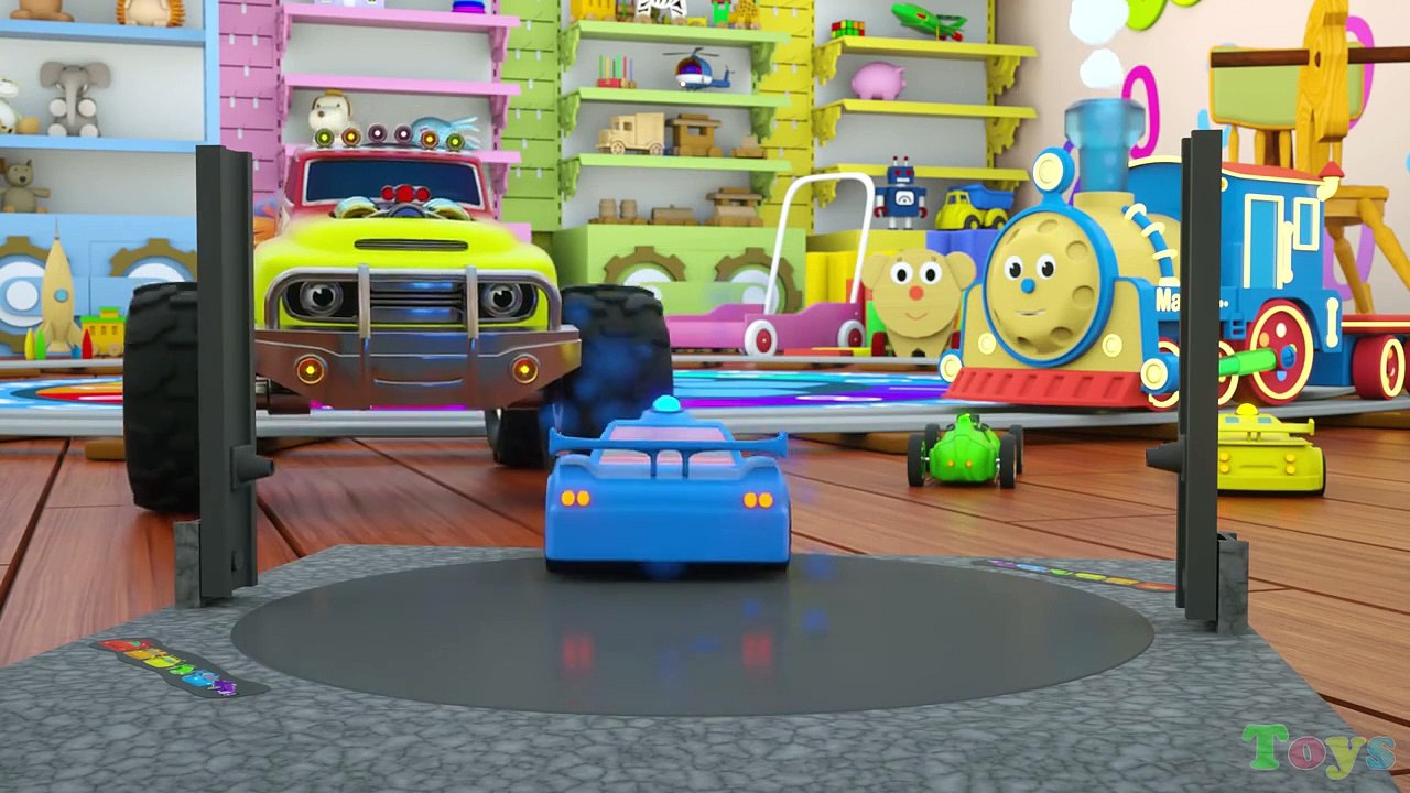 Learn Colors and Race Cars with Max, Bill and Pete the Truck - TOYS (Colors and Toys for T