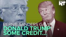 Bernie Blames Media For Trump's Popularity