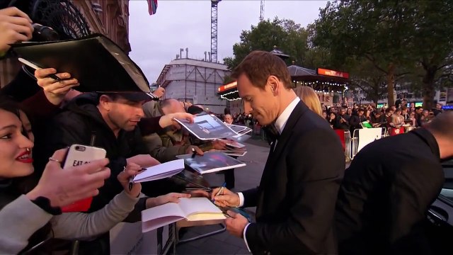 Steve Jobs London Film Festival Red Carpet - Michael Fassbender, Kate Winslet