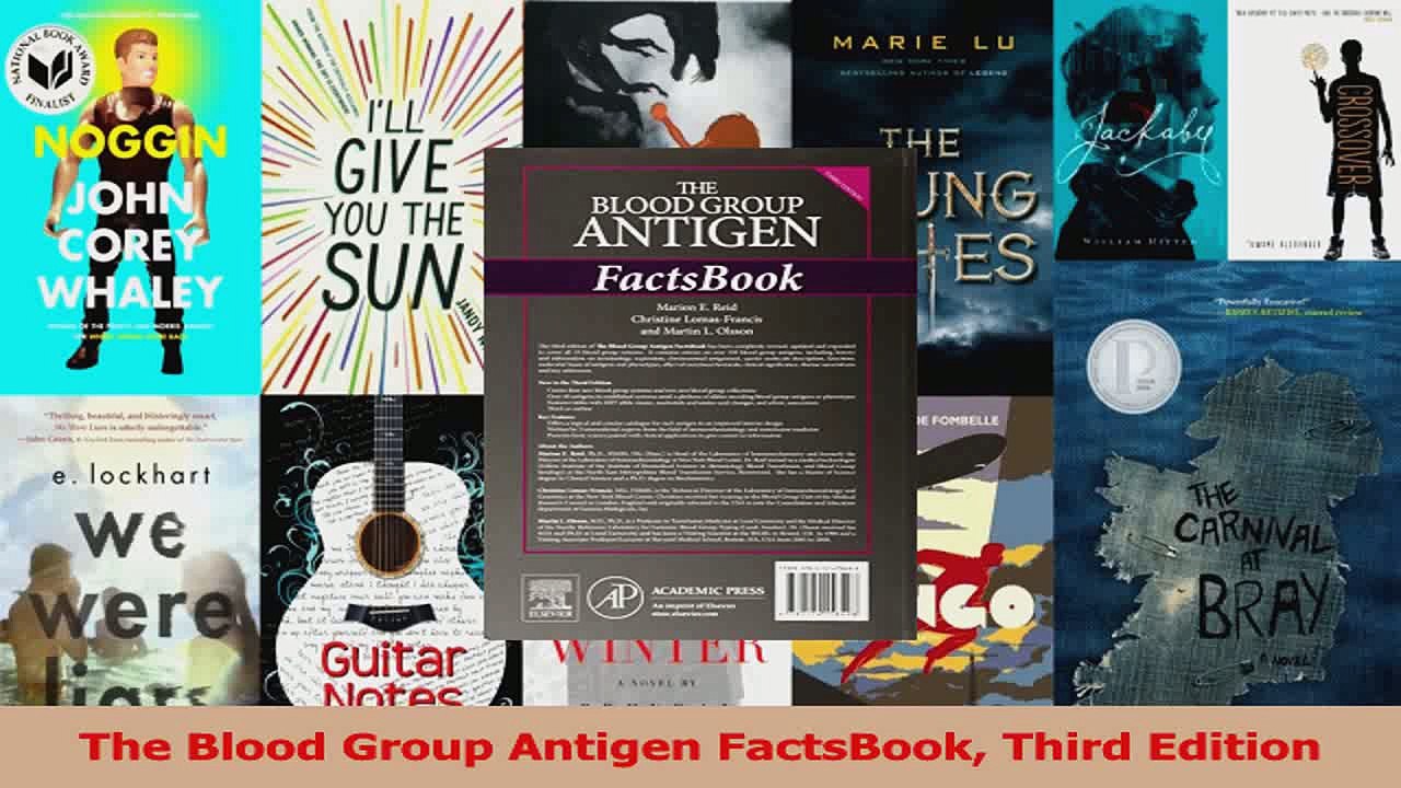 PDF Download  The Blood Group Antigen FactsBook Third Edition Download Online