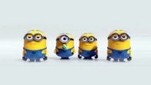Sevimli minionlar çizgi film-Komik küçük renkli adamlar-Sarı minyonlar bananayı söylüyor