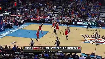Russell Westbrook's And-One - Bulls vs Thunder - December 25, 2015 - NBA 2015-16 Season