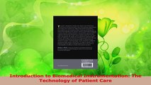 Read  Introduction to Biomedical Instrumentation The Technology of Patient Care EBooks Online