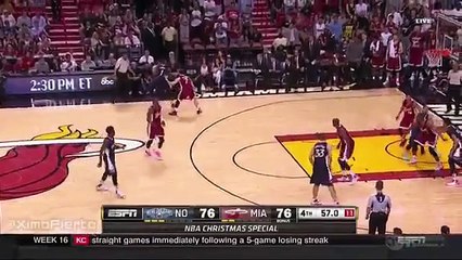 Gerald Green's Clutch Steal & Score - Pelicans vs Heat - December 25, 2015 - NBA 2015-16 Season