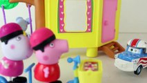 Peppa Pig and Suzy Sheep Bicycle Together Narrated by Disney Cars Mater the Greater Toy