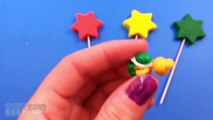 Lollipops Opening Play Doh Lollipops Stars Surprise Eggs Disney Frozen Angry Birds Surprise Toys